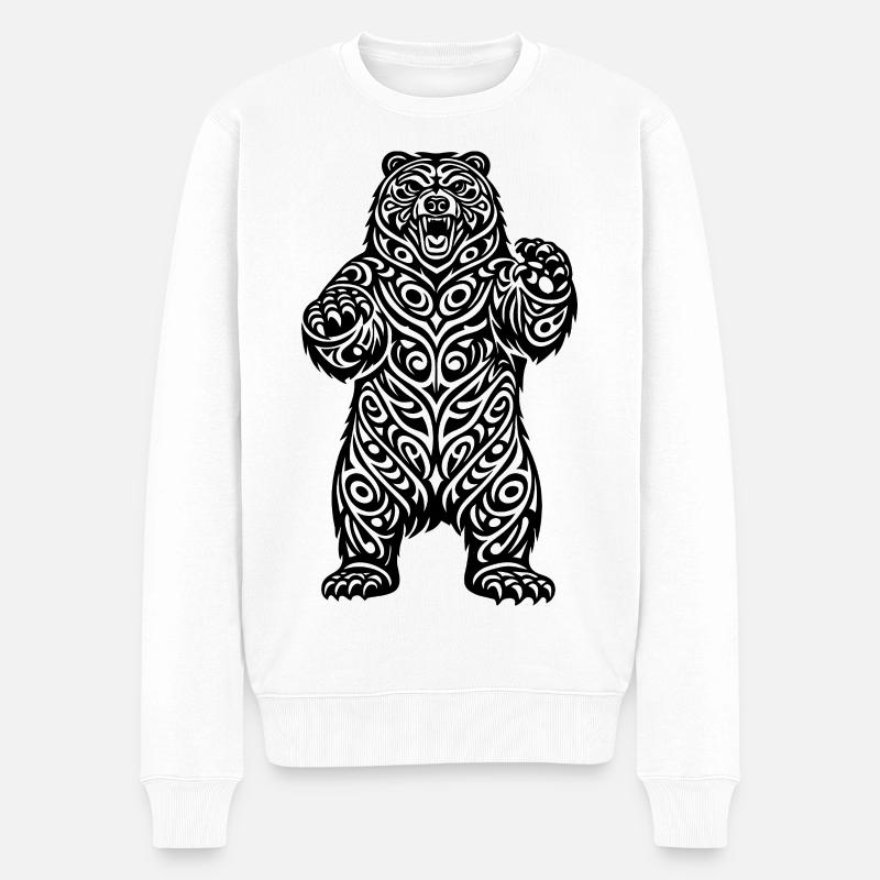 Big Bear - Pull Premium bio Homme - blanc