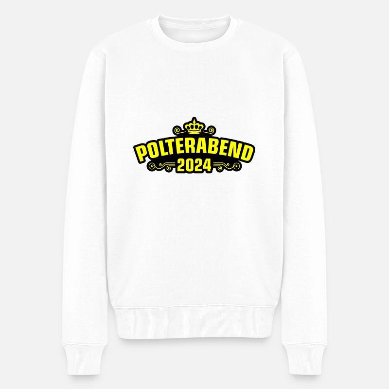 Polterabend 2024 - Männer Premium Bio Pullover - Weiß