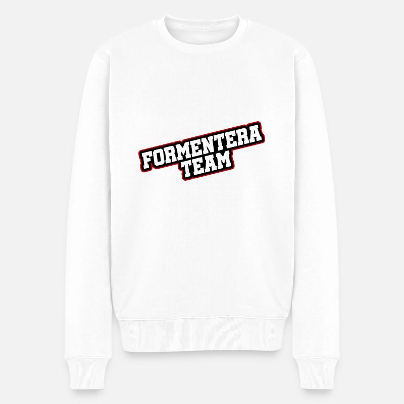 L’équipe Formentera - Pull Premium bio Homme - blanc