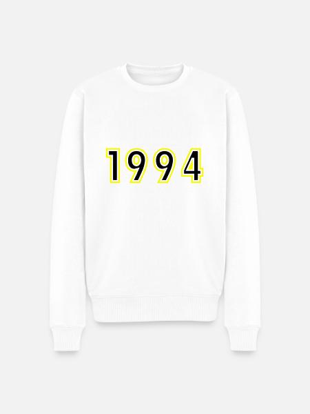 1994 Year Birthday - Men's Premium Organic Jumper - white