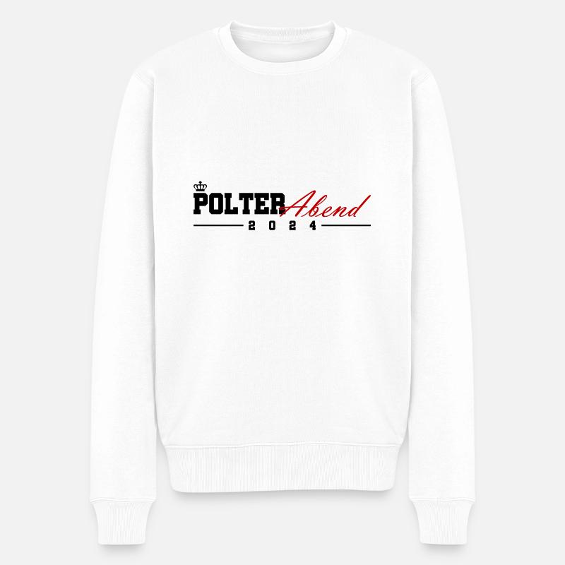 Polterabend 2024 - Männer Premium Bio Pullover - Weiß