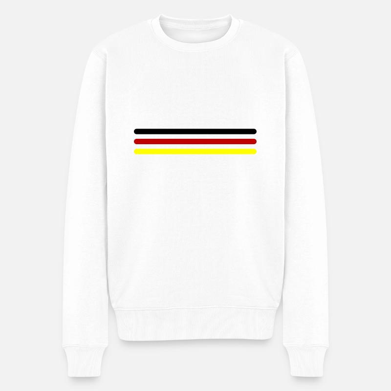 L’équipe Germany Line Germany - Pull Premium bio Homme - blanc