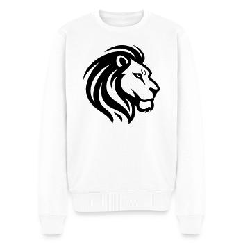 lion - Pull Premium bio Homme - blanc - Devant - Thijin (182cm)