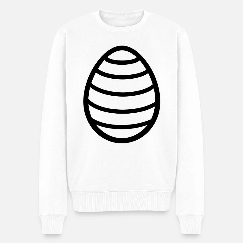 Oeuf de Pâques - Pull Premium bio Homme - blanc
