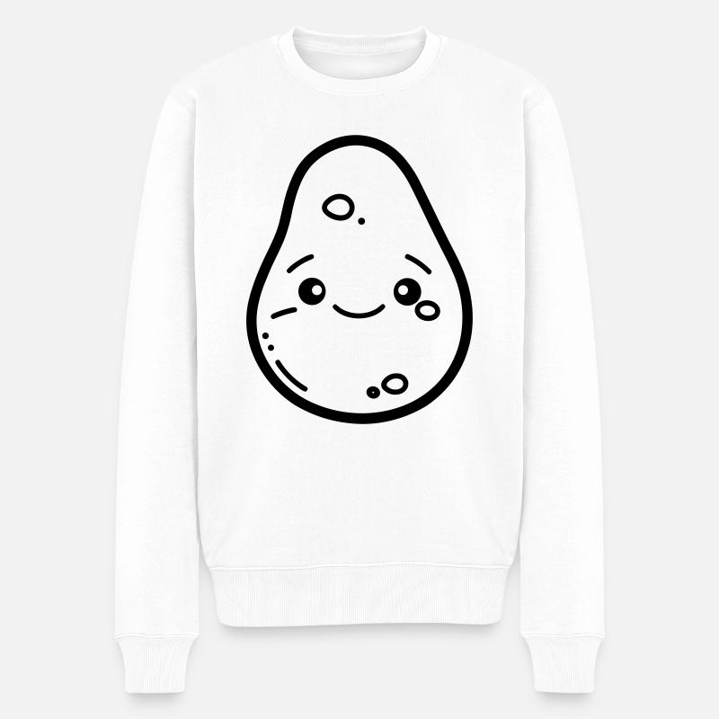 patate - Pull Premium bio Homme - blanc