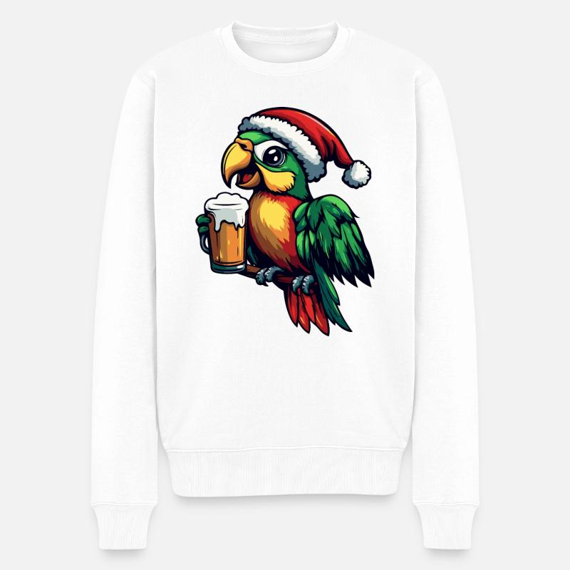 Bière de Noël Papagai - Pull Premium bio Homme - blanc