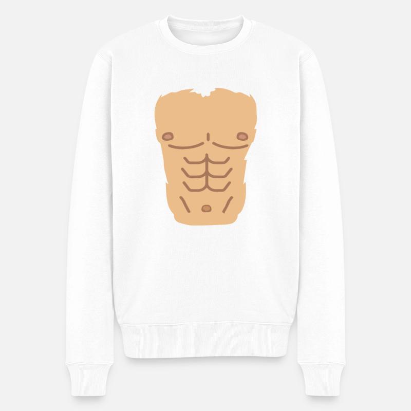 Six-pack - Pull Premium bio Homme - blanc