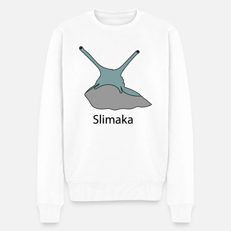 Escargot - Slimaka - Pull Premium bio Homme - blanc
