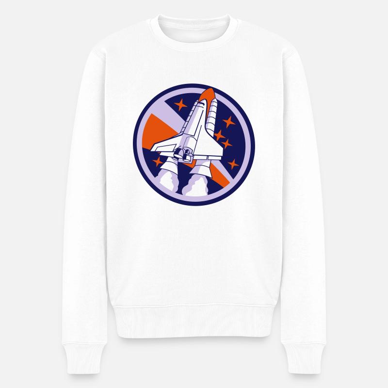 lancement de la navette spatiale - Pull Premium bio Homme - blanc