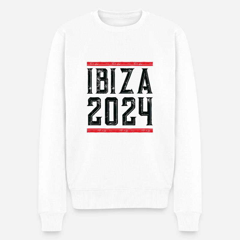 Ibiza 2024 - Pull Premium bio Homme - blanc
