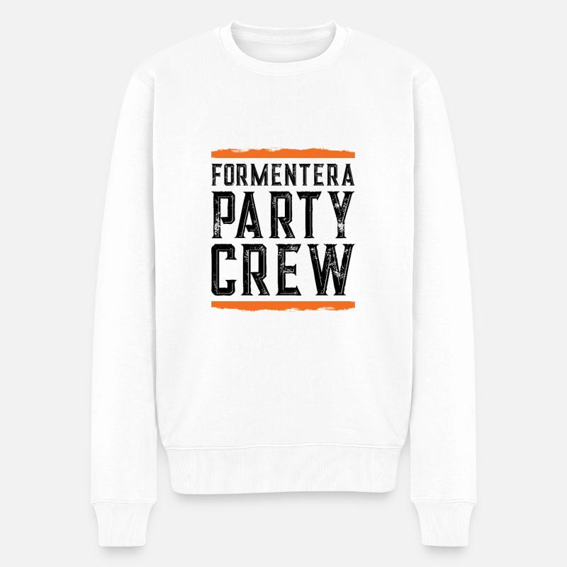 Équipe de Formentera Party - Pull Premium bio Homme - blanc