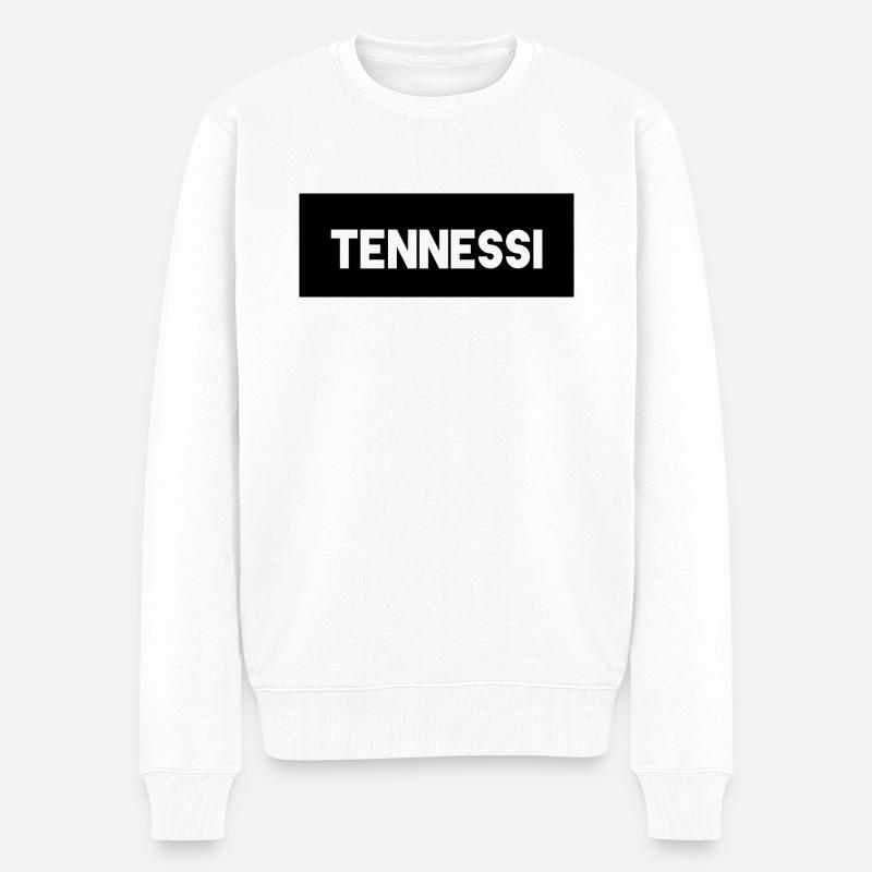 Tennessi basic - Pull Premium bio Homme - blanc
