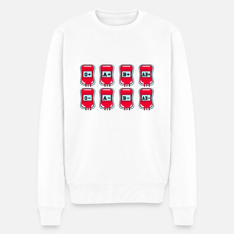 Tout le sang compte - Pull Premium bio Homme - blanc