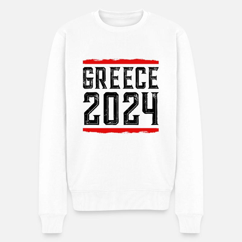 Grèce 2024 - Pull Premium bio Homme - blanc