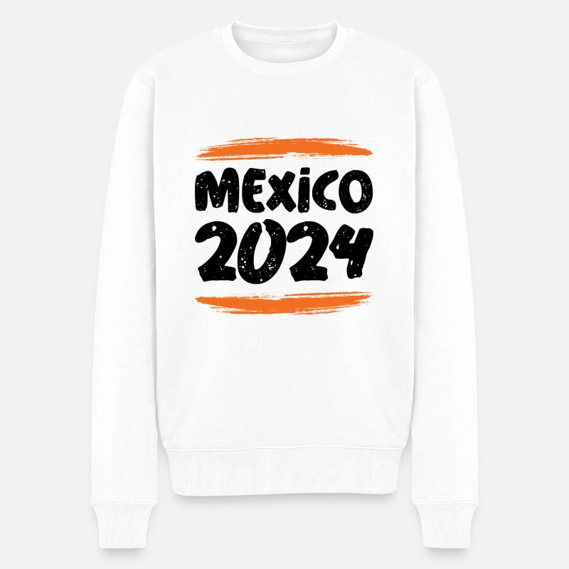 Mexique 2024 - Pull Premium bio Homme - blanc