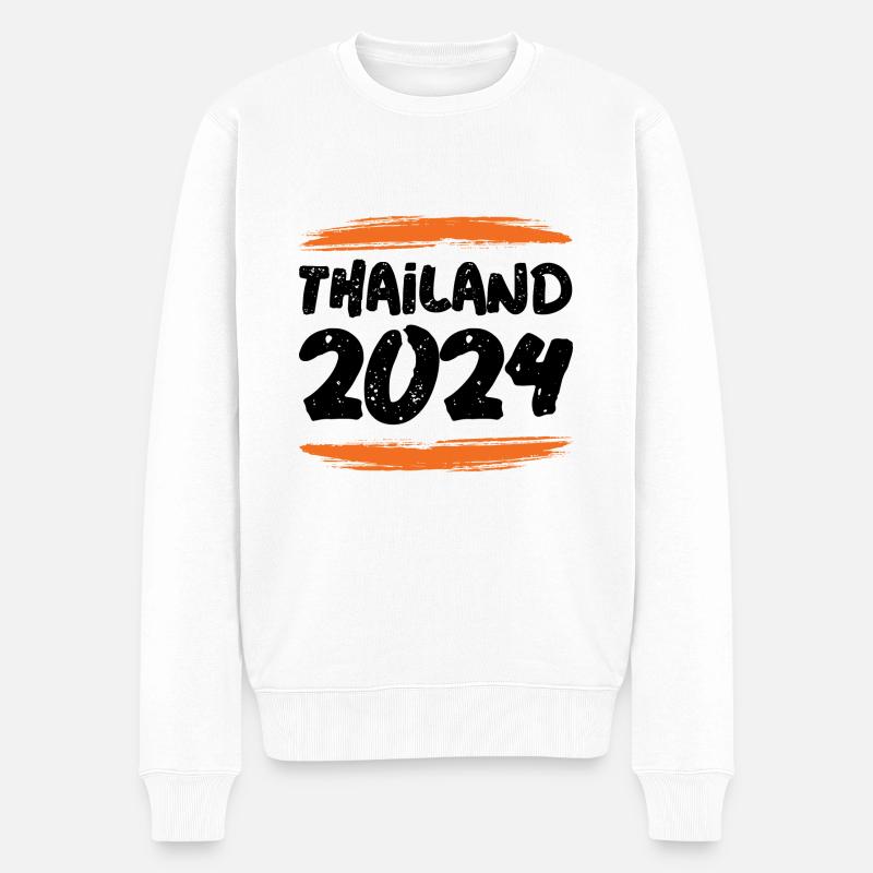Thaïlande 2024 - Pull Premium bio Homme - blanc