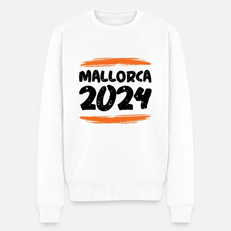 Majorque 2024 - Pull Premium bio Homme - blanc