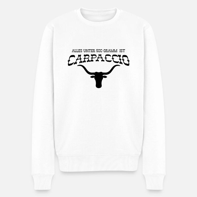 Tous carpaccio ... - Pull Premium bio Homme - blanc