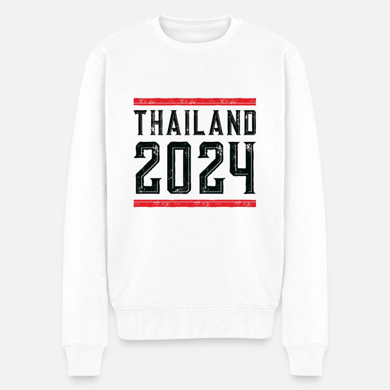 Thaïlande 2024 - Pull Premium bio Homme - blanc