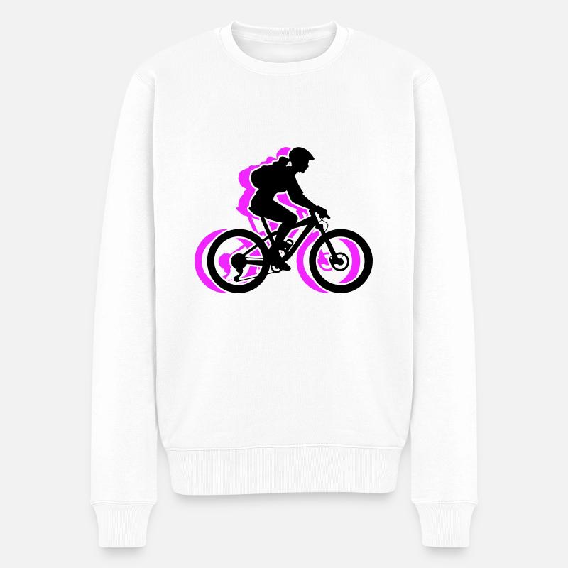VTT vélo vélo femme icône - Pull Premium bio Homme - blanc
