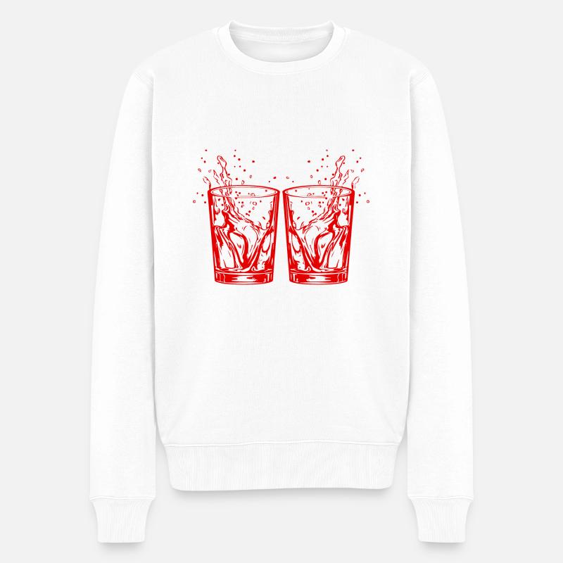 Boisson à la tequila - Pull Premium bio Homme - blanc
