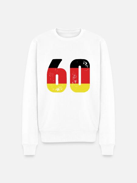 60 Numéro Jersey Allemagne - Pull Premium bio Homme - blanc