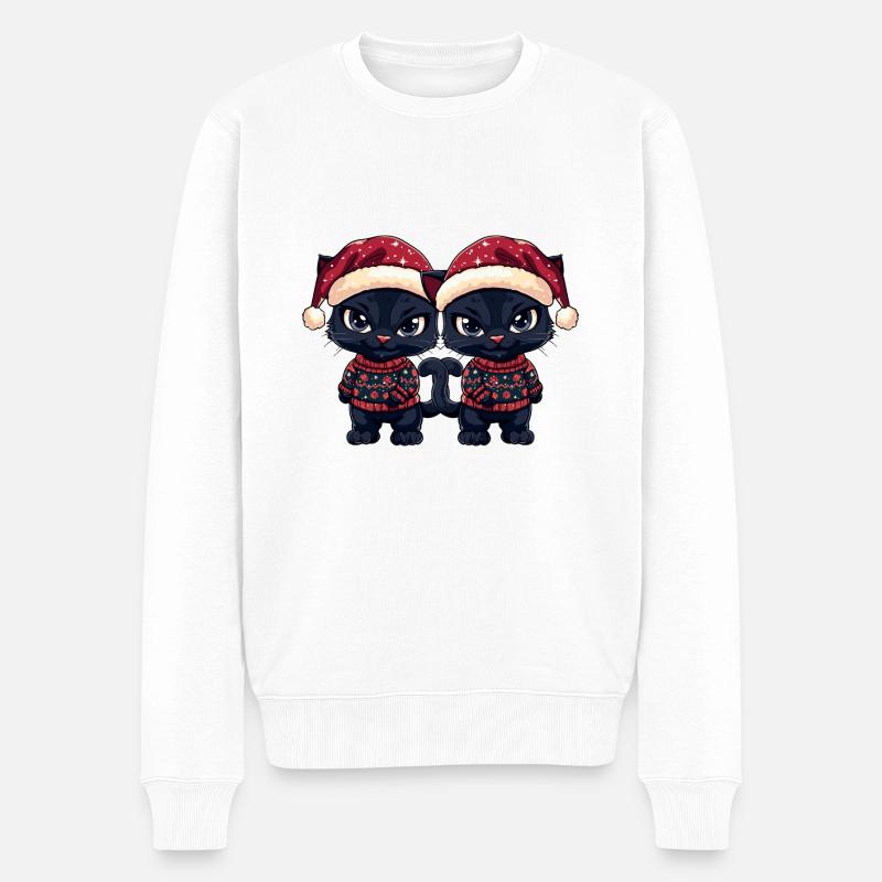 L’équipe de Noël des Panthers - Pull Premium bio Homme - blanc