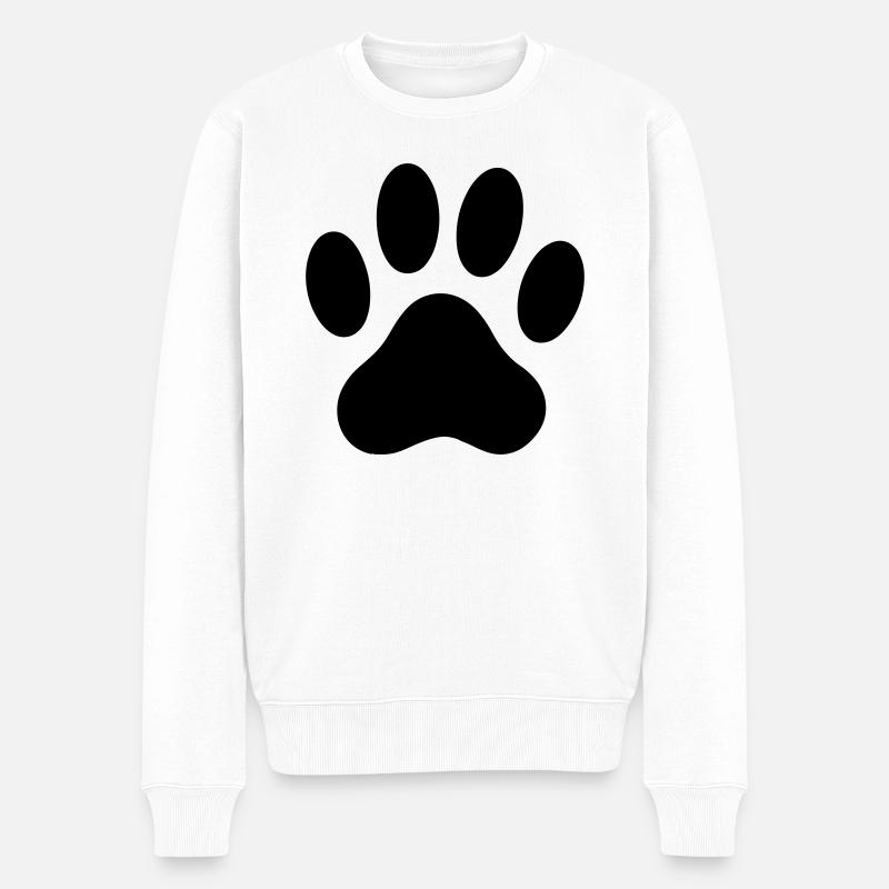 Pate de Chien - Pull Premium bio Homme - blanc