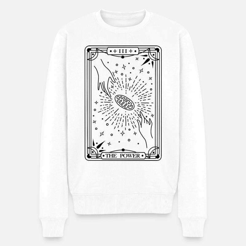 Le pouvoir (noir) - Pull Premium bio Homme - blanc