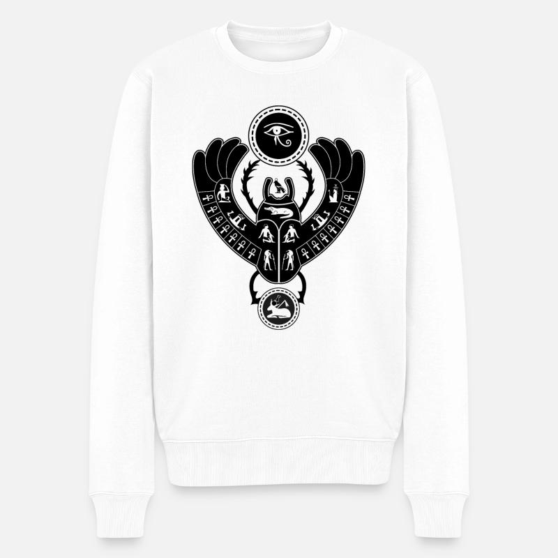 Égypte - Pull Premium bio Homme - blanc