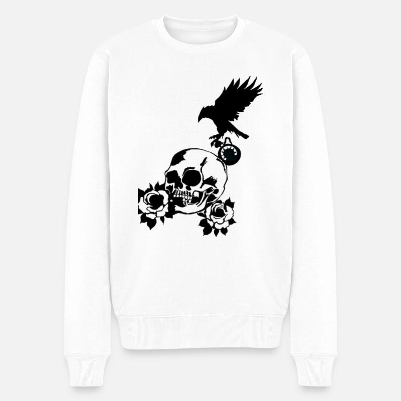 Crâne - Pull Premium bio Homme - blanc