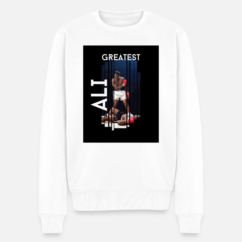 Größte Sammlung - Ali One - Männer Premium Bio Pullover - Weiß