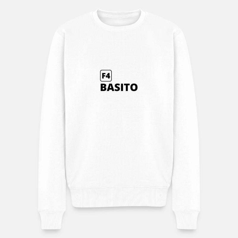F4 - Pull Premium bio Homme - blanc