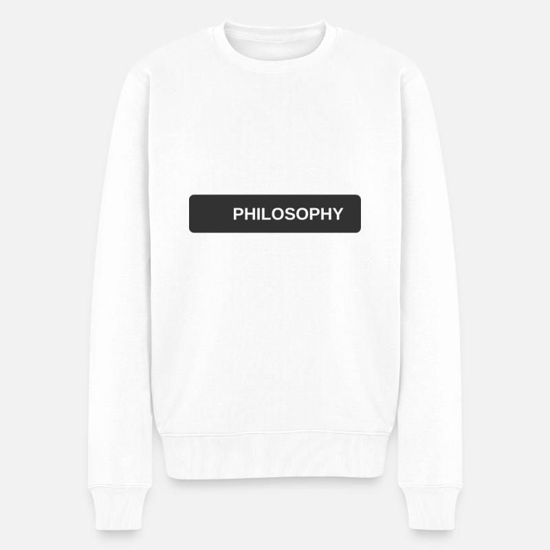 Philosophie - Pull Premium bio Homme - blanc