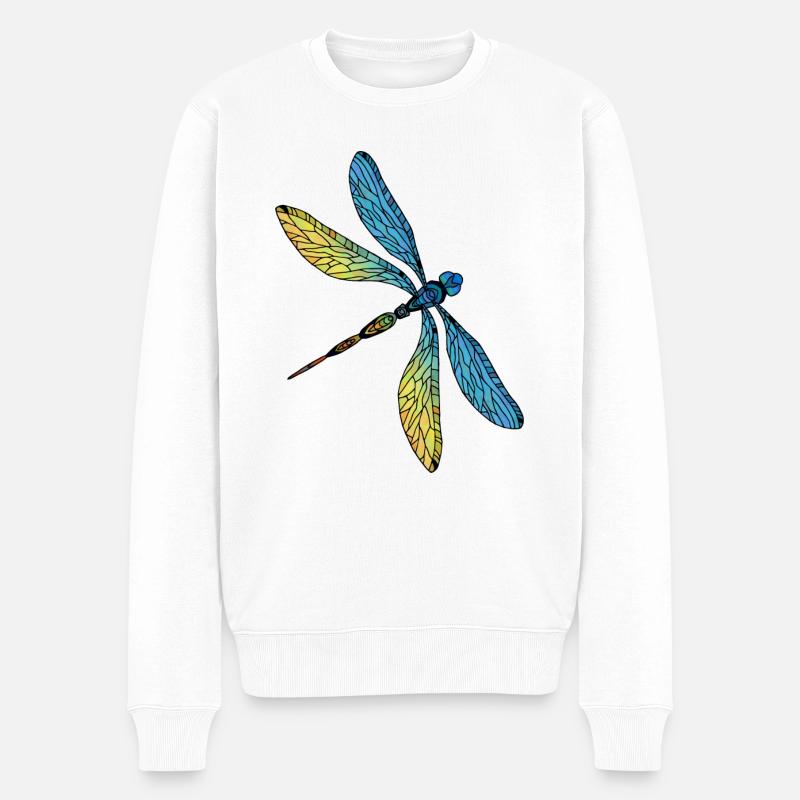 Libellule - Pull Premium bio Homme - blanc