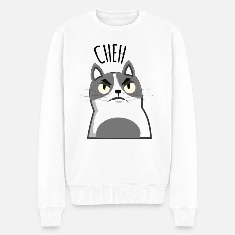 Cheh gut gemacht - Männer Premium Bio Pullover - Weiß