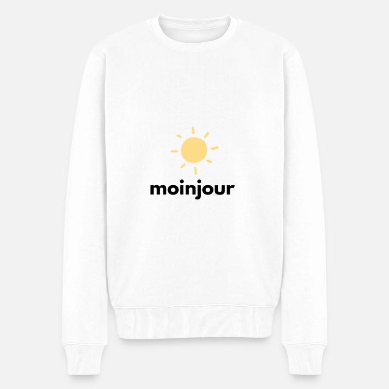 MOINJOUR - MoinJour 36 - Männer Premium Bio Pullover - Weiß