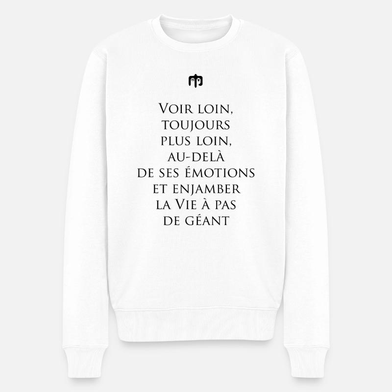 geant - Pull Premium bio Homme - blanc