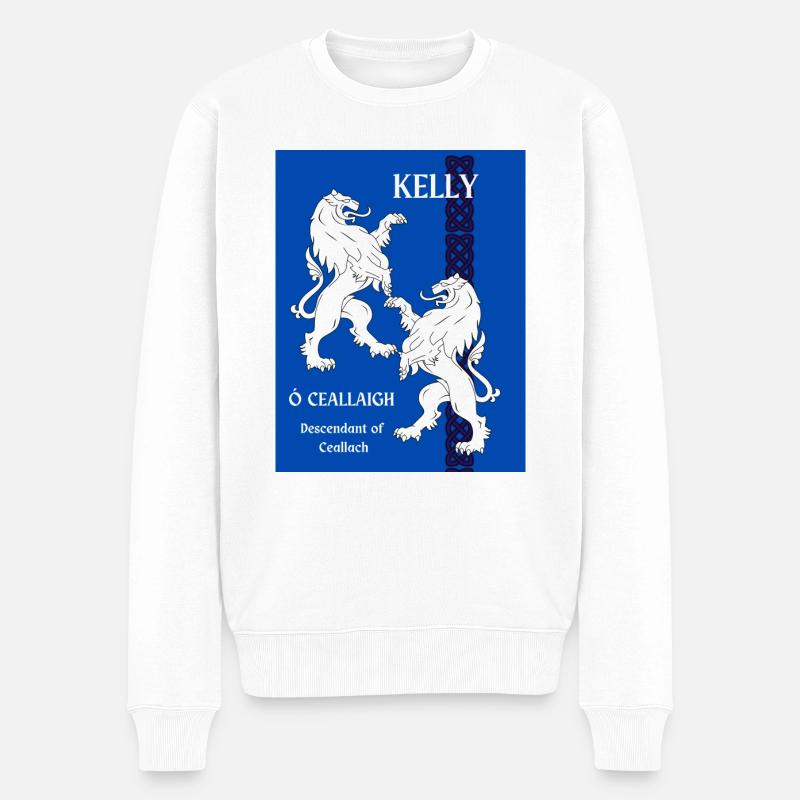 KELLY2 - Pull Premium bio Homme - blanc