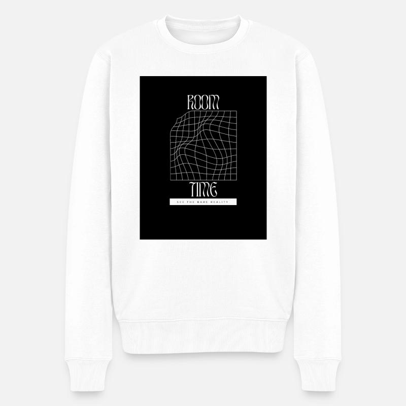 Espace et temps - Pull Premium bio Homme - blanc