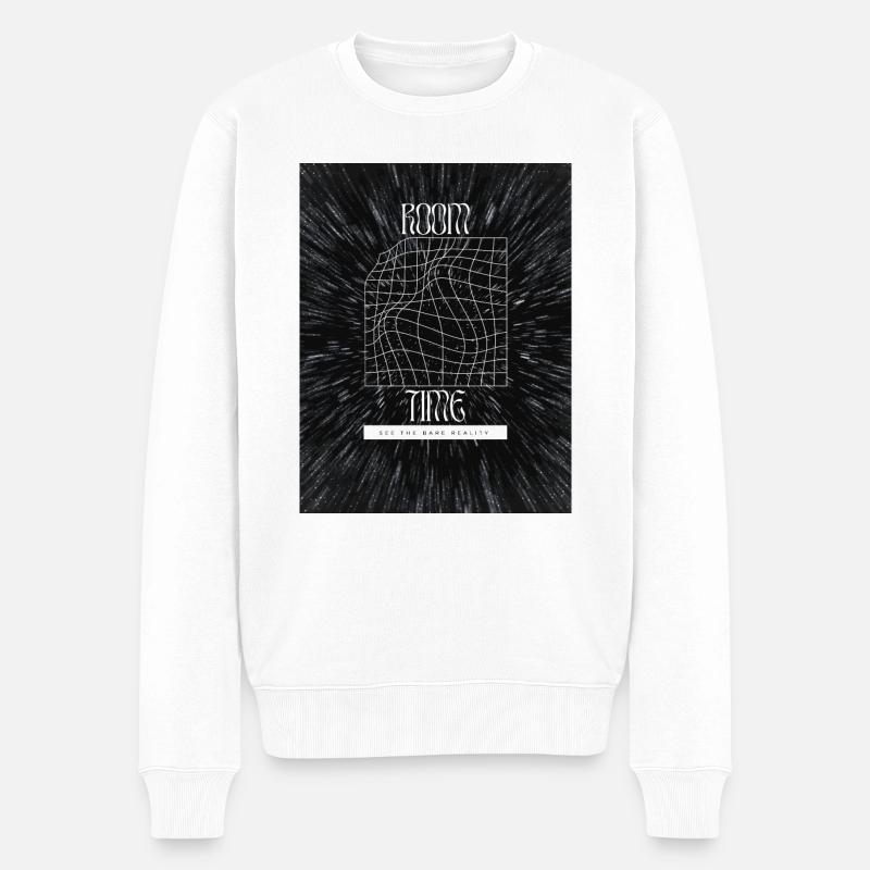 Espace et temps - Pull Premium bio Homme - blanc