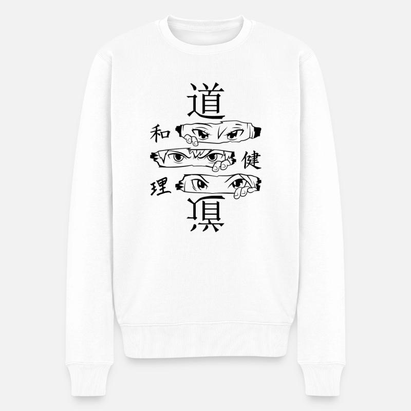 Conception d’anime - Pull Premium bio Homme - blanc