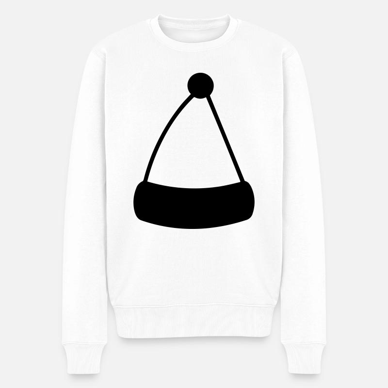 bonnet de noel - Pull Premium bio Homme - blanc