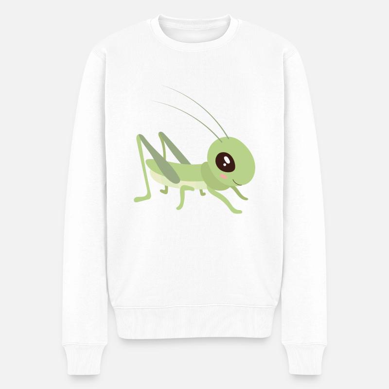Sauterelle - sauterelle - Pull Premium bio Homme - blanc