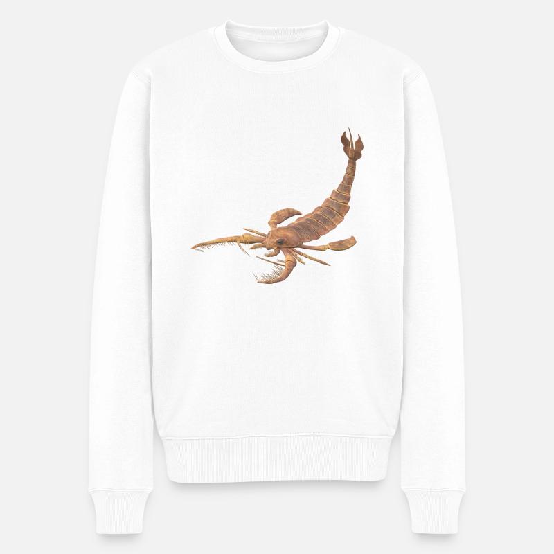 Jaekelopterus - Männer Premium Bio Pullover - Weiß