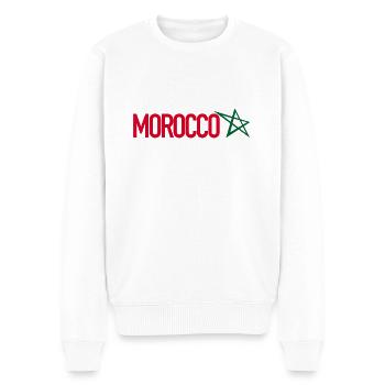 Morocco - Men's Premium Organic Jumper - white - Front - Thijin (182cm)