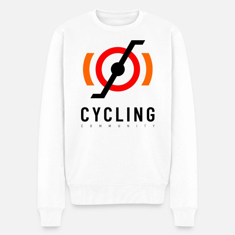 cyclisme Citation Graphic Best-sellers - Pull Premium bio Homme - blanc