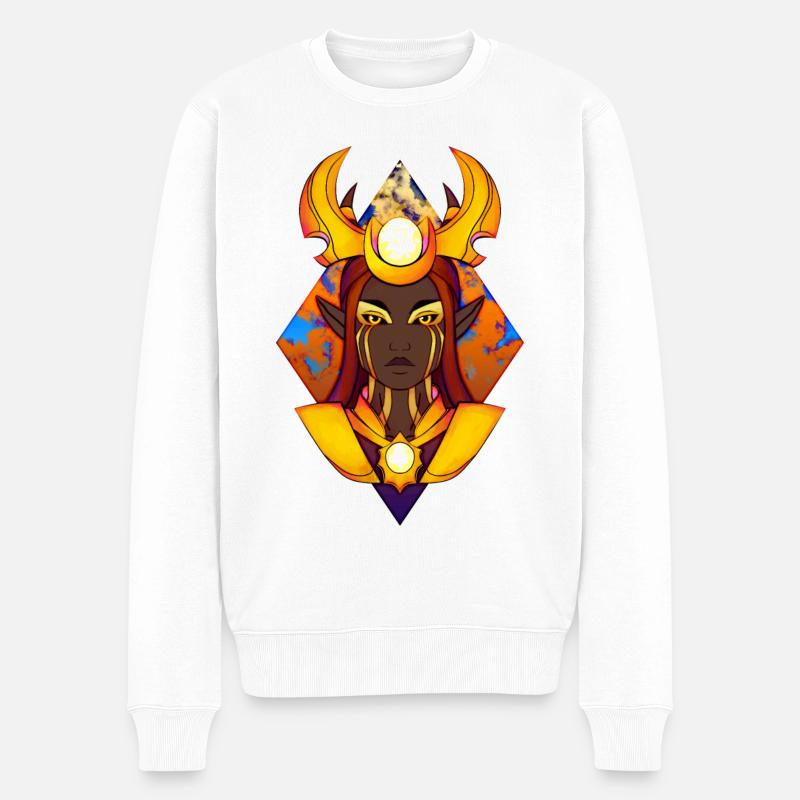 Le prince dragon - Janai - Pull Premium bio Homme - blanc