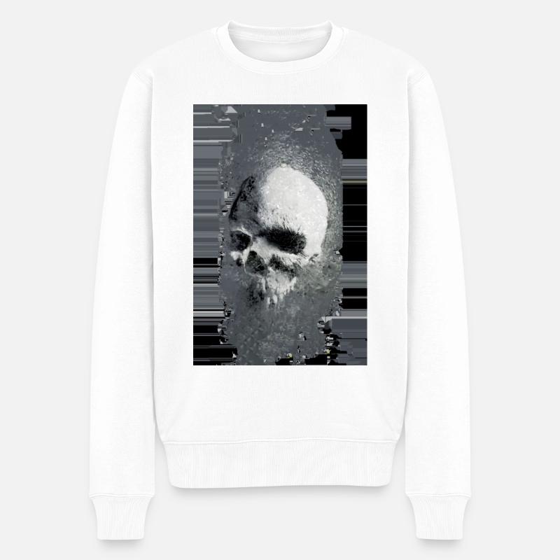 skull bug - Pull Premium bio Homme - blanc