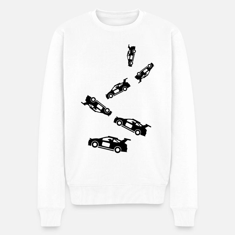 Coureur automobile - Pull Premium bio Homme - blanc